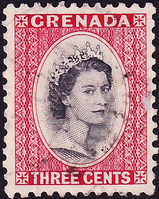 Гренада 1954 год .Queen Elizabeth II . (5)